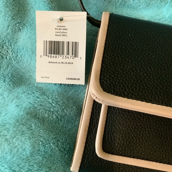 ♠️NWT kate spade Black Leather Crossbody♠️ - Picture 8 of 8